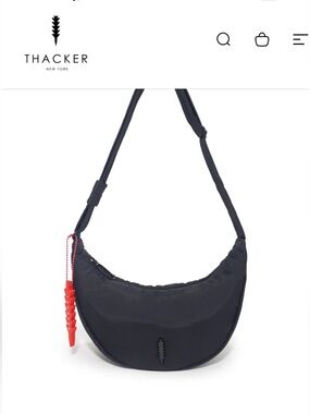 Thacker Black Cloud Sling Adjustable strap Nylon Water Resistant Lightweight